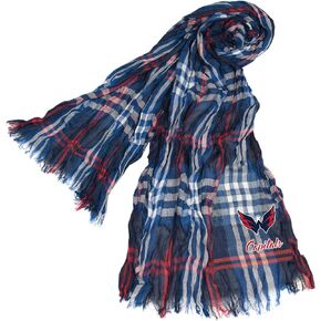 NHL Crinkle Scarf Plaid