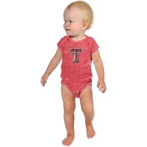 NCAA Knobby Short Sleeve Romper Bodysuit-Big Logo-Infant Sizes 0-3M 6M 12M 18M