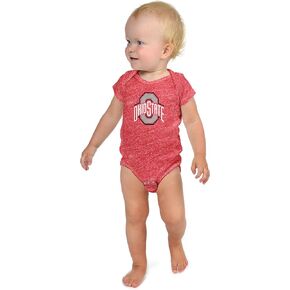 NCAA Knobby Short Sleeve Romper Bodysuit-Big Logo-Infant Sizes 0-3M 6M 12M 18M
