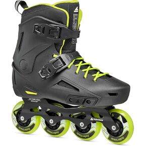 Rollerblade Lightning Men's Urban Inline Skate, Black and Lime