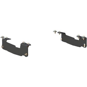 CURT 16441 5th Wheel Installation Brackets, Select Ford F-150, Except 5.5-Foot Bed, CARBIDE BLACK POWDER COAT