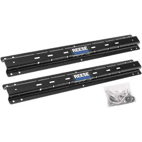 Reese 30153 Outboard Fifth Wheel Trailer Hitch Mounting Rails Only - 10-Bolt, 48" Width