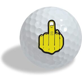 Funny Novelty Golf Ball Soft Feel Ball 3 Pack