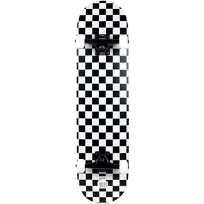 Krown Rookie Checker Skateboard - Pro Style Quality - Maple 7-Ply Deck, Aluminum Trucks, Urethane Wheels, Precision Bearings - The Perfect Beginners First Board