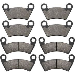 Front and Rear Brake Pads for Polaris Ranger 500 570 800 700 900, RZR 900 XP, Ranger 900 XP, Ranger 800 XP 4x4, Ranger XP 700, RZR 4 800, RZR 900, Ranger 500 Crew, Ranger Diesel, Ranger EV