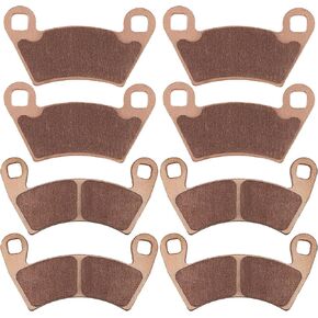 Brake Pads for 2012-2018 Polaris Ranger XP 900, 2008-2013 Polaris Ranger 500 700 800, 2010-2015 Ranger EV, 2014-2017 Ranger Diesel, 4 Sets Front & Rear Sintered Metal