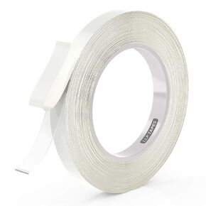 LLPT Double Sided Tape Clear Acrylic Strong Mounting Tape 1/2 Inch x 120 Inch Multiple Sizes Residue Free Waterproof Outdoor Indoor Adhesive for Nail Box Home Deco and DIY(WA052)