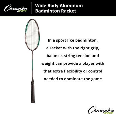 Champion Sports Wide Body Aluminum Badminton Racket in Saudi Arabia