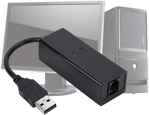 مودم بيانات الفاكس الصوتي للاتصال الخارجي USB 56K مودم بيانات الفاكس الصوتي للاتصال الخارجي مناسب لـ Win7 وWin8 وWin10 وXP in Kuwait