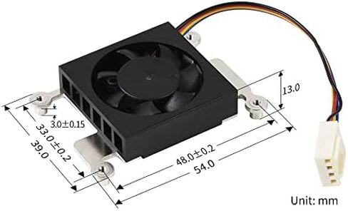 Dedicated Aluminum Heatsink for Raspberry Pi Compute Module 4 (CM4), Notched for Antenna,Corrosion/Oxidation Resisting, Better Heat Dissipation in Kuwait