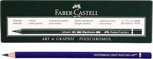 Faber Castel Polychromos Colored Pencils, 101, White, 6 Count in Saudi Arabia