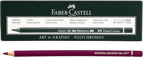 Faber Castel Polychromos Colored Pencils, 101, White, 6 Count in Saudi Arabia