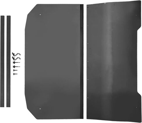 A & UTV PRO Aluminum Roof Top for Polaris General 1000 / XP 1000 2016-2023, Heavy Duty 2-Piece Combined Hard Roof Sun Visor Cover Accessories, Replace OEM # 2881105, Black, 2 Seater in Saudi Arabia