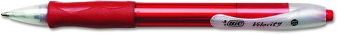 BIC Velocity Retractable Ballpoint Pens, Medium Point (1.0 mm), Black Ink Pens, 12-Count Pack, With Comfortable Grip in Saudi Arabia