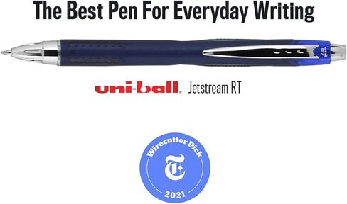uni-ball Jetstream RT Ballpoint Pens, Bold Point (1.0mm), Black, 3 Count in Saudi Arabia