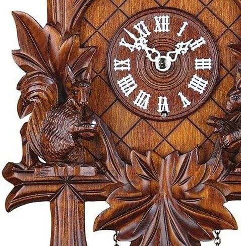 ساعة كوكو كوارتز 5 أوراق، طائر، سنجاب TU 363 Q in Kuwait