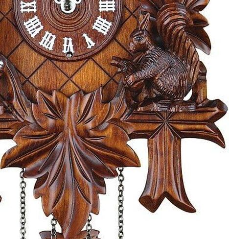 ساعة كوكو كوارتز 5 أوراق، طائر، سنجاب TU 363 Q in Kuwait