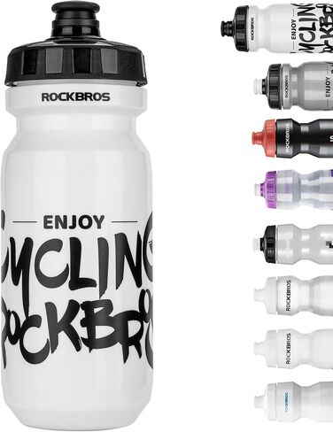 زجاجة مياه لركوب الدراجات من ROCKBROS، زجاجة ركوب الدراجات سعة 20-25 أونصة، خالية من مادة BPA in Saudi Arabia