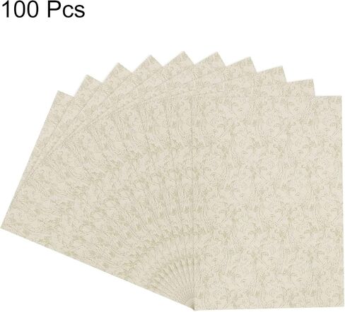 MECCANIXITY 100pcs A4 8.5 x 11 Inch Presentation Binding Covers Letter Size Leather Textured Grain Paper Un-Punched for Business Reports, Light Blue in Saudi Arabia