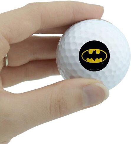 GRAPHICS & MORE Batman Classic Bat Shield Logo Novelty Golf Balls 3 Pack in Saudi Arabia