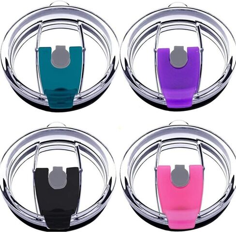 Tumbler Replacement Lids, IHUIXINHE Spill Proof and Splash Resistant Lid for Rambler, Ozark Trail, Straw Friendly (20 OZ) in Saudi Arabia