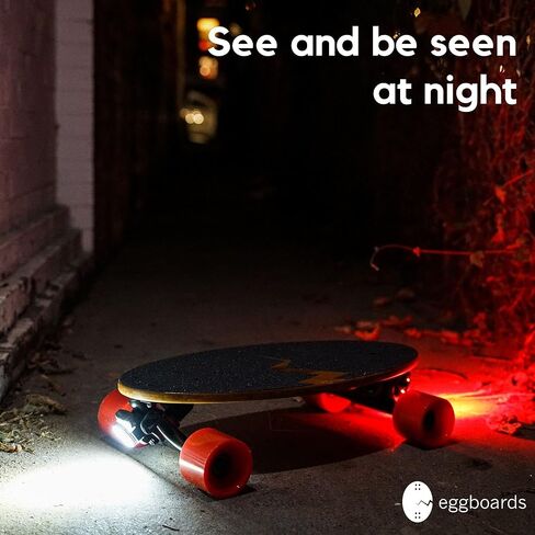 أضواء لوح التزلج LED Underglow - أضواء Longboard القابلة لإعادة الشحن عبر USB من الأمام والخلف. مجموعة مصابيح لوح التزلج الكهربائية المثالية in Kuwait