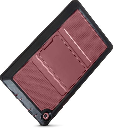 غطاء Nupro عالي التحمل مقاوم للصدمات مع واقي شاشة لجهاز Fire 7 Tablet، أسود in Kuwait