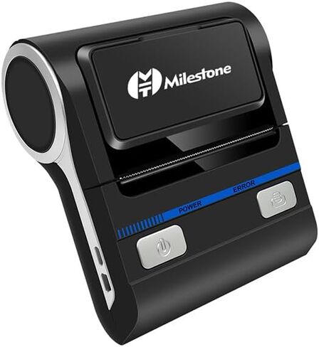 Bluetooth Receipt Printer 80mm Wireless Portable Thermal POS Printer for Small Business, Compatible with Android/Windows Not Square in Kuwait