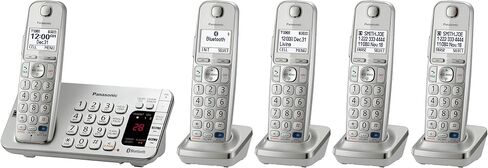 Panasonic KX-TGE273S Link2Cell Bluetooth Enabled Phone with Answering Machine & 3 Cordless Handsets in Saudi Arabia