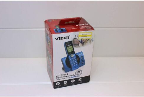 VTech CS6929-15 DECT 6.0 Expandable Cordless Phone System with Answering Machine, 1 Handset - Blue in Saudi Arabia