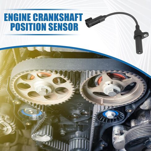 Engine Crankshaft Position Sensor No.39310-3C600/393103C600 Camshaft Sensor for Hyundai Santa Fe 2013-2018 Plastic Black in Saudi Arabia