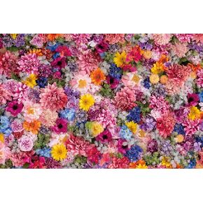 Ingooood- Jigsaw Puzzle 1000 قطعة- سلسلة هادئة- Flower_ig-0439 ألعاب خشبية الترفيه