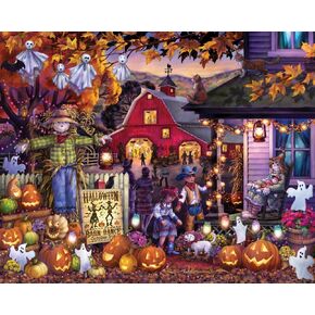 Vermont Christmas Company Halloween Barn Dance Jigsaw Puzzle 1000 قطعة