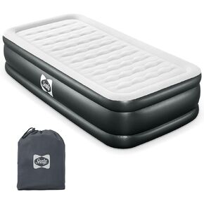 SEALY Tritech 18" Inflatable Air Mattress Bed with Built-in Pump, Storage Bag, and Repair Patch, for Indoor and Outdoor Use, Twin
