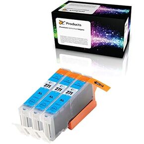CANON CANON CLI-271 CLI-271XL خرطوشة الحبر 3 حزمة PIXMA MG7720 MG5720 MG6820 TS5020 TS6020 TS9020 (Cyan)