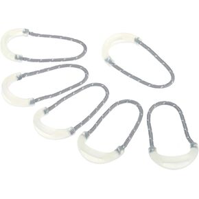 PATIKIL Self Luminous Zipper Pulls Replacement, 20 Pack Extension Cord Handle Tab Tag Extender Glow in The Dark Fixer for Luggage Backpacks Jackets