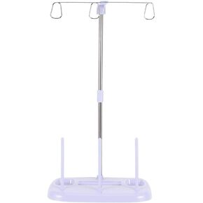 Fdit 3 Cones Embroidery Thread Holder PE Material Spool Stand Lightweight Sturdy Sewing Accessories for Household Sewing Machine()