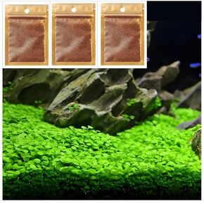 3 Pack Aquarium Plant S.e.e.d Set, not Artificial plasticl Plant. Real Grass Carpet for Fresh Water Fish Tank BUIA15
