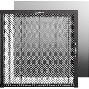 ALGOLASER HONEYCOMB LASER BED - 370 × 370 ملم طاولة عمل عسل - لوحة عسل الألومنيوم لآلة نقاش الليزر - إكسسوارات نقش بالليزر - سرير قرص العسل بالليزر لشركة Laser Engraver & Cutter Machine