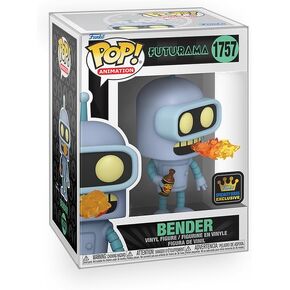 Animation: Futurama - Bender Specialty Series Limited Edition Exclusive Vinyl Figure Collectibles Bundle with Compatible Funko Pop Box Protector