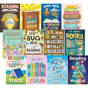 Teacher Created Resources Reading is Fun Small Poster Pack (TCR6629)