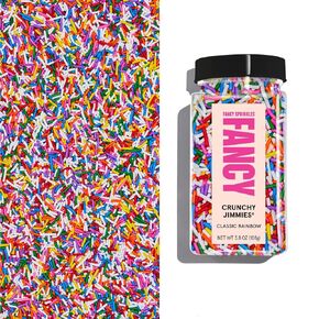 Fancy Sprinkles Limited Edition Amazon الحصري Twist Twist Jimmies ، قوس قزح Jimmies ، وبيضاء غير متوازية تزيين الرشات ، للآيس كريم ، ملفات تعريف الارتباط ، الكعك والكعك (0.25 درجة مئوية)
