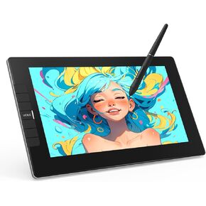 Drawing Tablet with Screen VEIKK VK1200 11.6 inch Full-Laminated Drawing Monitor with 6 Shortcut Keys and 8192 Levels Battery Free Stylus Pen, for PC/Mac/Linux/Windows(120% sRGB)