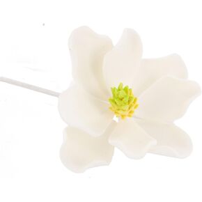 Global Sugar Art Magnolia Blossom Sugar Cake Flowers, White, Large, 3 Count by Chef Alan Tetreault