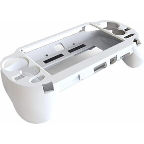 L2 R2 Trigger Hand Grip Shell Controller Protective Case for Sony PS Vita 1000 (White)