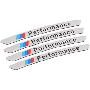 4pcs ملصقات محور العجلة ثلاثية الأبعاد ملصقات شارة الشارة ملصقات شارة الألومنيوم مادة سبيكة （الفضة）