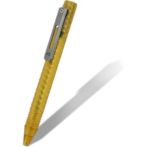 Pallpoint EDC Pen PEI Material للجزء الرئيسي مع قلم الكتابة القابل للتعبئة من التيتانيوم