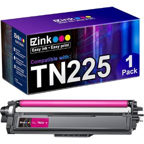 E-Z Ink TN225 استبدال خرطوشة الحبر لـ Brother TN225 خراطيش TNER TN 225 TN-225 TN225 Work for HL-3140CW HL-3170CDW MFC-9330CDW MFC-9340CDW MFC-9130CW (MAGENTA)