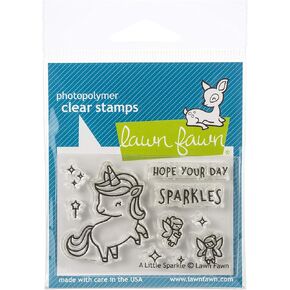 Lawn Fawn Clear Stamps - A Little Sparkle (LF1818)
