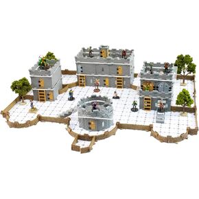 Baron Keep Castle Set - Mini Dungeon Castle Cavern DND Terrain for Tabletop RPGs ، Dungeons & Dragons ، Pathfinder ، War Gaming ، وأكثر من ذلك! بواسطة DCD (168+PCS ، 4SQFT ، 16AREAS)